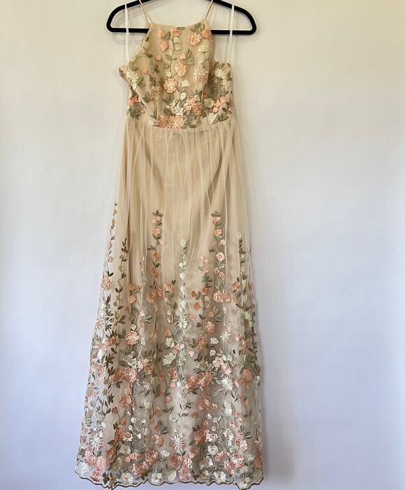 BHLDN Dresses & Skirts - NEW BHLDN Shannon Tulle Embroidered Dress Multicolor Size US M